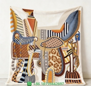 Hermes Throw Blankets